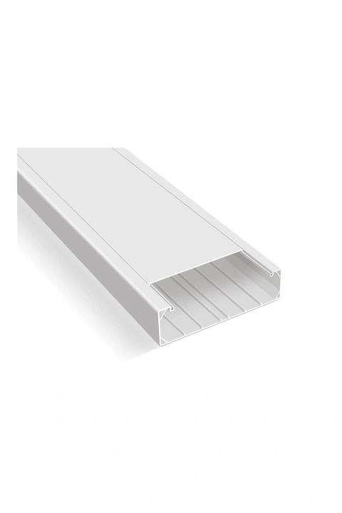 001 003 250070 20 00 Mutlusan 250X70 mm KapalÄ± Tip Beyaz Kablo KanalÄ±