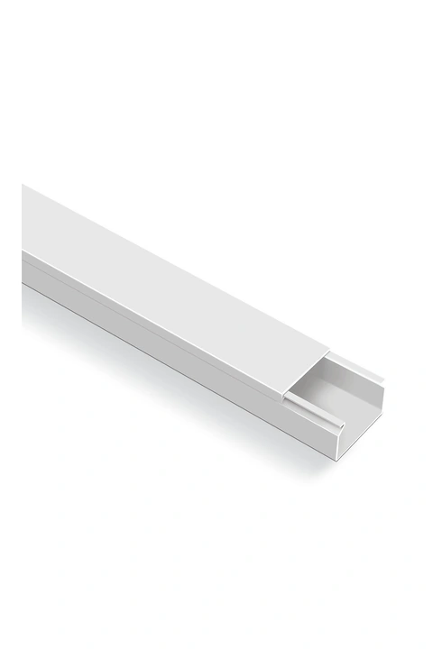 001 156 060040 20 00 Mutlusan Canalex 60X40 mm KapalÄ± Tip Beyaz Kablo KanalÄ±