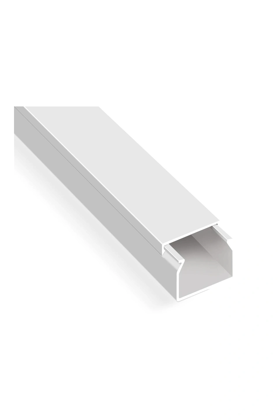 001 156 060060 20 00 Mutlusan Canalex 60X60 mm Kapalı Tip Beyaz Kablo Kanalı
