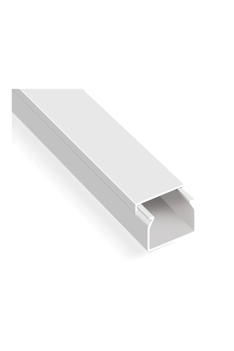 001 014 060060 20 00 Mutlusan Eko 60X60 mm KapalÄ± Tip Beyaz Kablo KanalÄ±