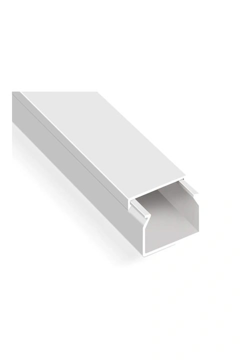 001 014 075075 20 00 Mutlusan Eko 75X75 mm KapalÄ± Tip Beyaz Kablo KanalÄ±