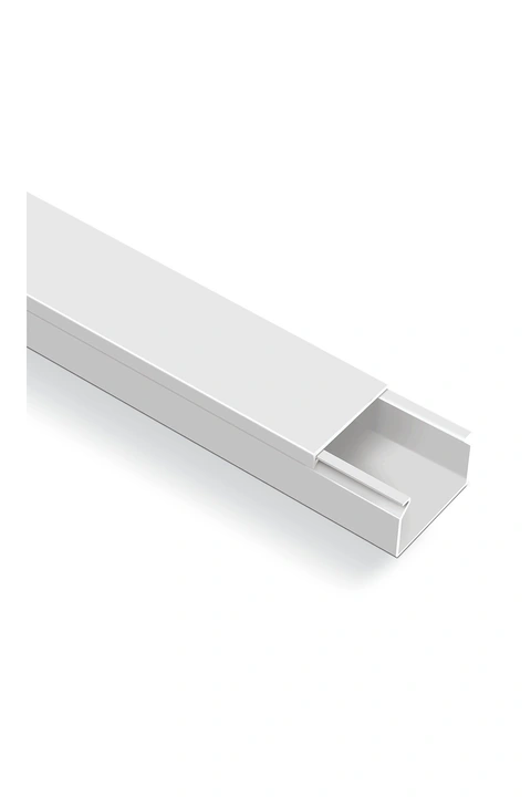 001 014 080060 20 00 Mutlusan Eko 80X60 mm KapalÄ± Tip Beyaz Kablo KanalÄ±