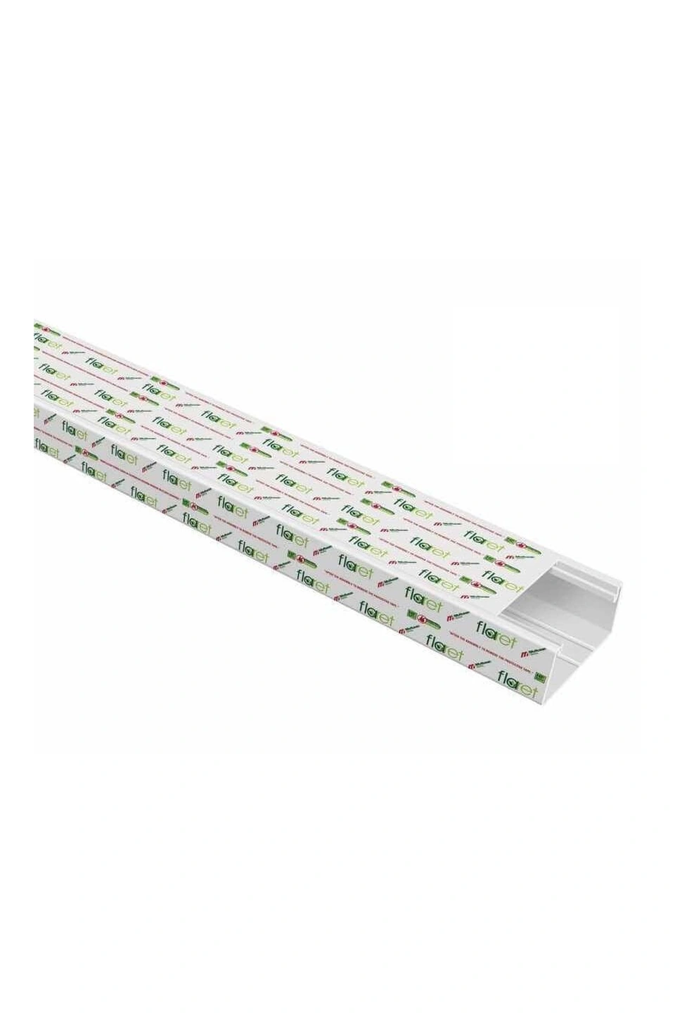 001 060 100050 20 00 Mutlusan Flaret 100X50 mm KapalÄ± Tip Beyaz Kablo KanalÄ±