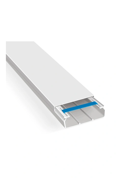 001 002 100048 20 00 Mutlusan Meks 100X48 mm KapalÄ± Tip Beyaz Kablo KanalÄ±