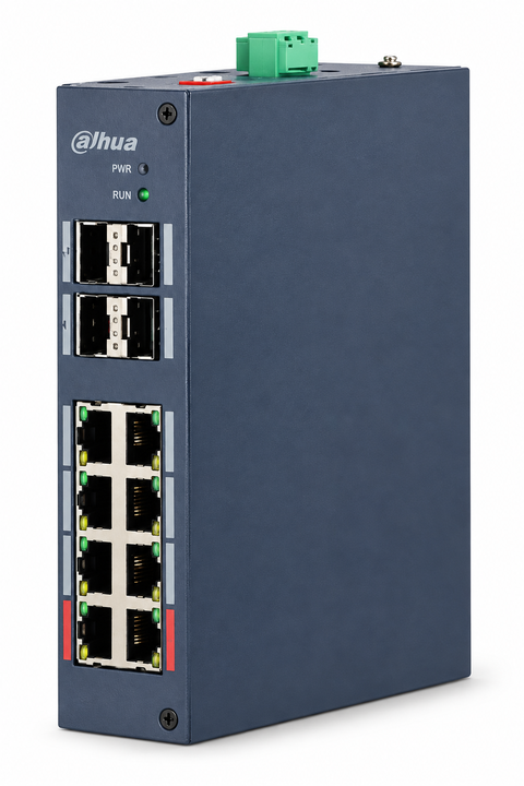 Dahua CHS4412-8GT-125 Endüstriyel PoE Switch