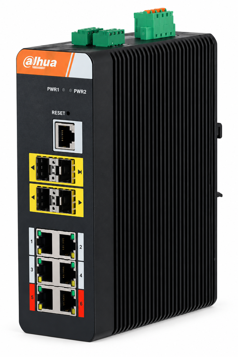 Dahua IS4410-6GT-120 Endüstriyel PoE Switch