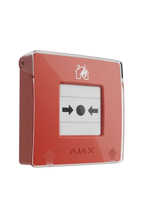 AJAX ManualCallPoint Kablosuz Kırbas Buton - Kırmızı
