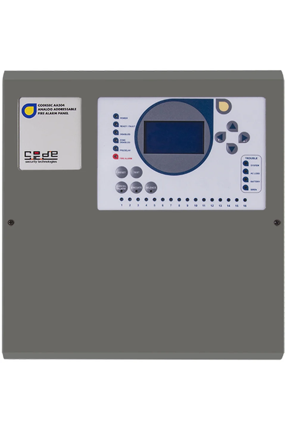 Codesec AA504-1 Akıllı Adresli Yangın Alarm Santralı, 1 Çevrim, 250 Adres