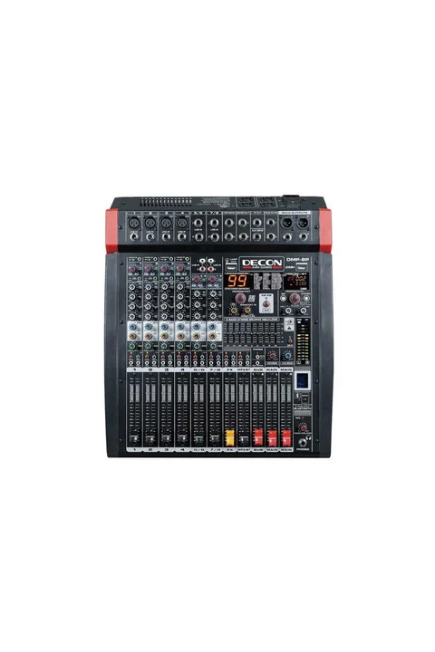 Decon DMP-8P 4 Kanal Mono / 2 Kanal Stereo Power Mixer (2x650Watt)
