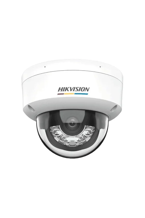 Hikvision DS-2CD1121G2-LIUF 2MP 2.8mm Lens H.265+ Mikrofon SD Kart 20Mt. Smart Hybrid Light Dome İP Kamera