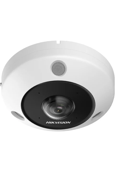 Hikvision DS-2CD63C5G1-IVS 12 MP 1.29mm Lens 15Mt. IR DeepinView Fisheye IP Kamera