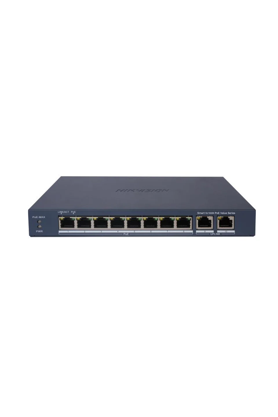 Hikvision DS-3E1310P-EI/M 8 Port Fast Ethernet Akıllı POE Switch
