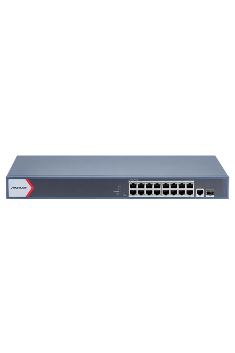 Hikvision DS-3E1518P-EI 16 Port Gigabit Akıllı POE Switch