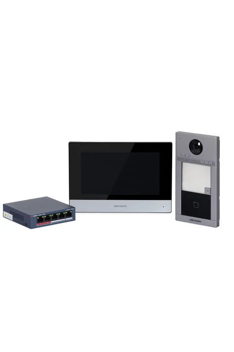 Hikvision DS-KIS604-S(C) KİT IP Video İnterkom Kiti