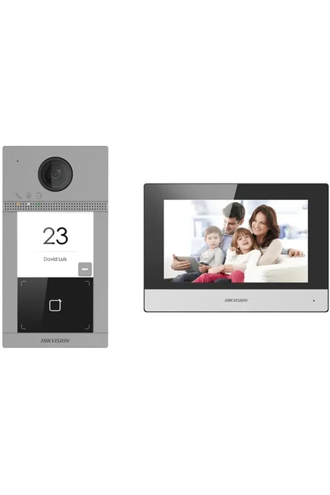 Hikvision DS-KIS604-S(C) KİT IP Video İnterkom Kiti