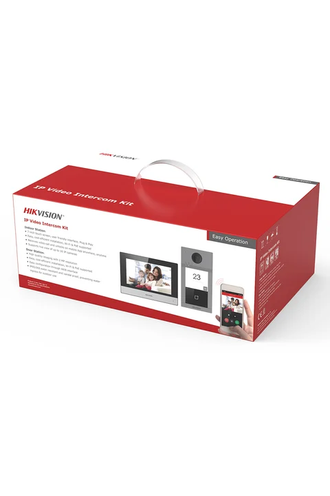Hikvision DS-KIS604-S(C) KİT IP Video İnterkom Kiti