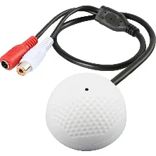 Kasliva KL-AU03 RCA ve DC Soketli Dome CCTV Mikrofon