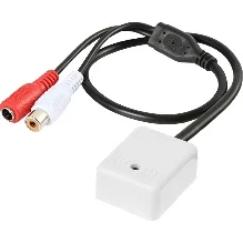Kasliva KL-AU04 RCA ve DC Soketli Mini CCTV Mikrofon