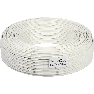 Kasliva KL-CCTV-4-1-100M 4+1 2x0,50 CCTV Kablo 100 Metre