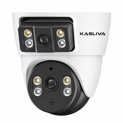 Kasliva KL-M24 4MP 2 Kameralı PTZ Dome WiFi Kamera