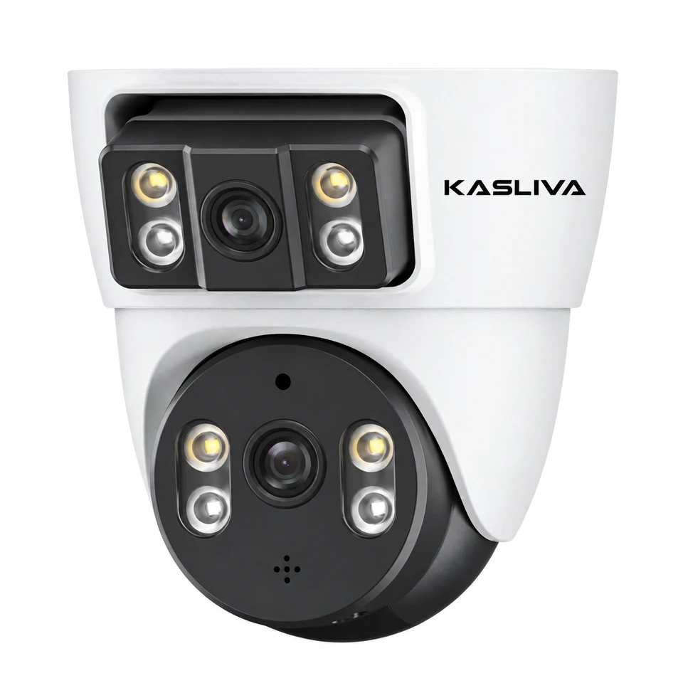 Kasliva KL-M24 4MP 2 Kameralı PTZ Dome WiFi Kamera