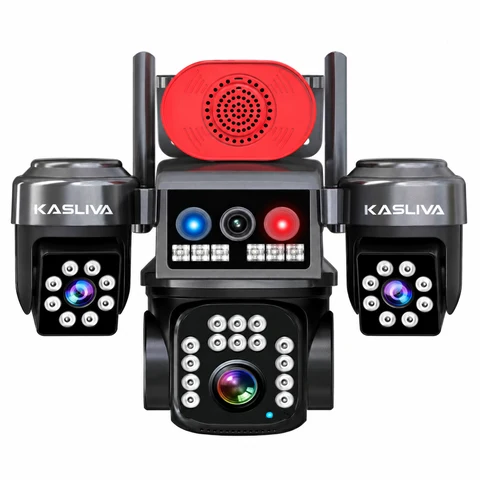 Kasliva KL-S315 8MP 4 Kameralı PTZ WiFi Kamera
