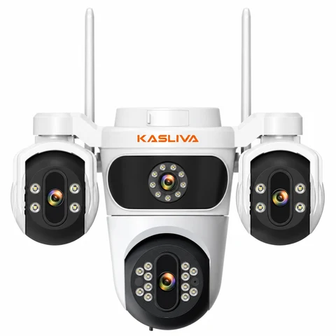 Kasliva KL-S323 6MP 3 Kameralı PTZ WiFi Kamera