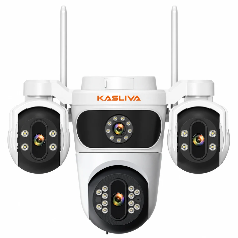 Kasliva KL-S323 6MP 3 Kameralı PTZ WiFi Kamera
