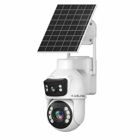 Kasliva KL-S430X 4MP 30X Zoom 2 Kameralı Solar AOV PTZ 4G Sim Kartlı Kamera