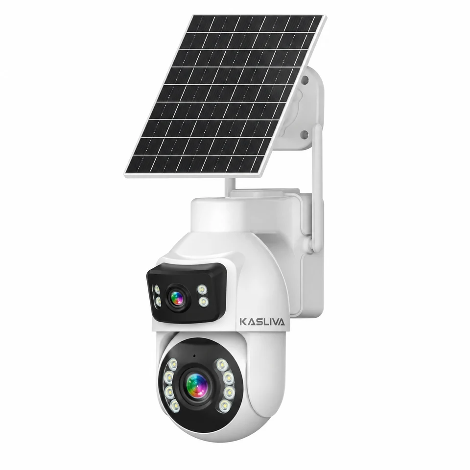 Kasliva KL-S430X 4MP 30X Zoom 2 Kameralı Solar AOV PTZ 4G Sim Kartlı Kamera