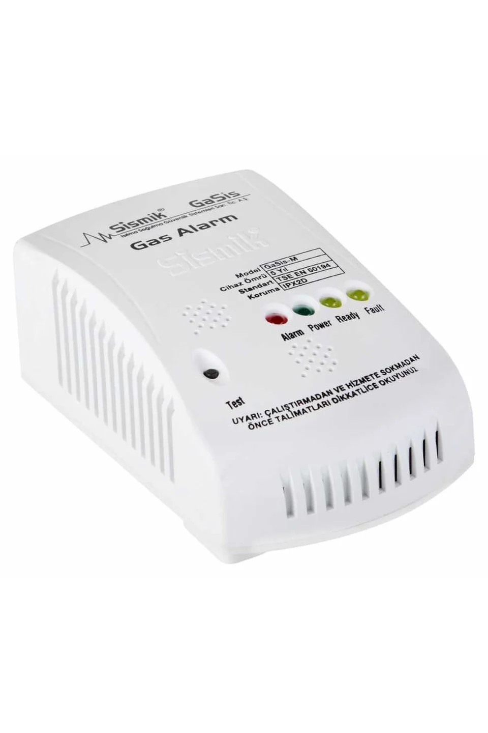 Sismik GaSis-M - 12V/24V Metan, LPG ve Doğalgaz Alarm Dedektörü - (12V/24V)
