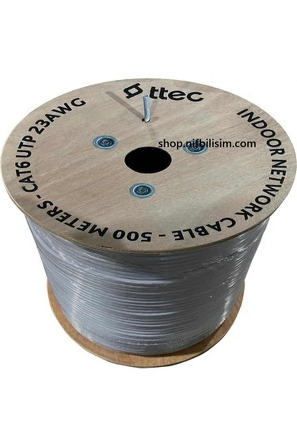 Ttec KBL-CAT6-23CCA/IN 500G İç Mekan Kablo - 500m (Gri)