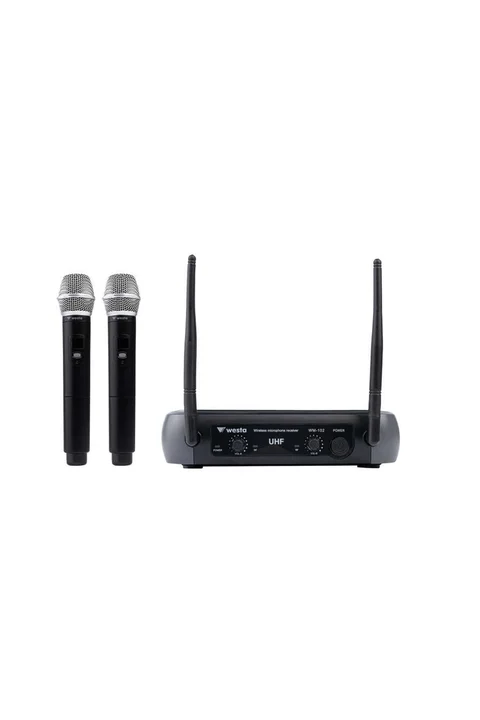 Westa WM-102H 2 Kanal UHF El Mikrofon Seti