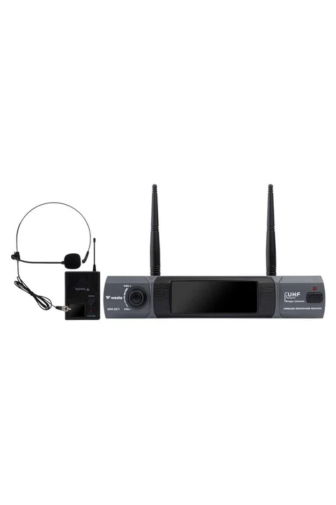 WM-201T Westa 1 Kanal UHF Yaka (HeadSet) Mikrofon Seti