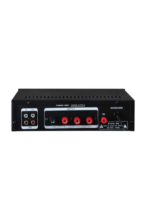 Westa WM-605U 100 Watt 2 Bölge USB/MP3/Bluetooth Hat Trafolu LCD Ekran Mikser Amplifier
