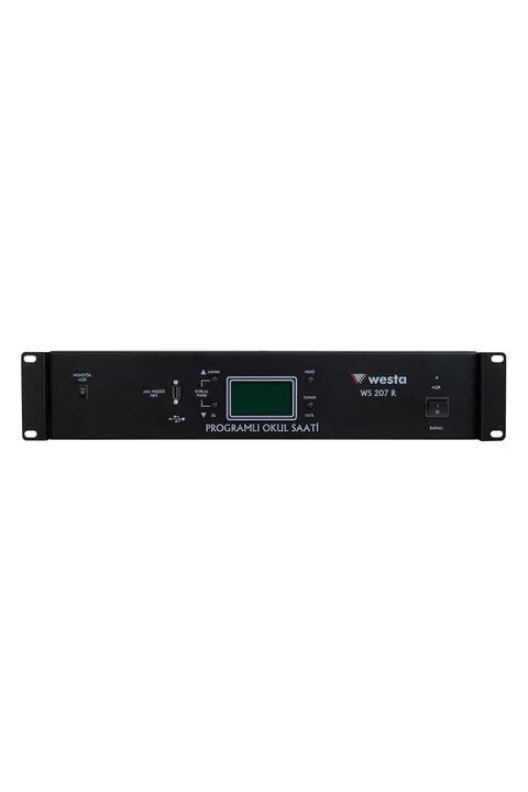 Westa WS-207R USB Girişli Akıllı Okul Saati Rack Tipi