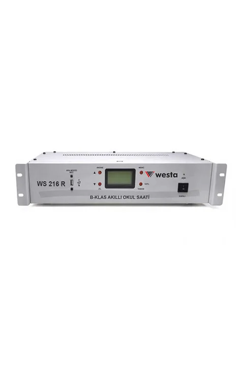 Westa WS-216 R Akıllı İstiklal Marşı Kumandalı Zil Saati
