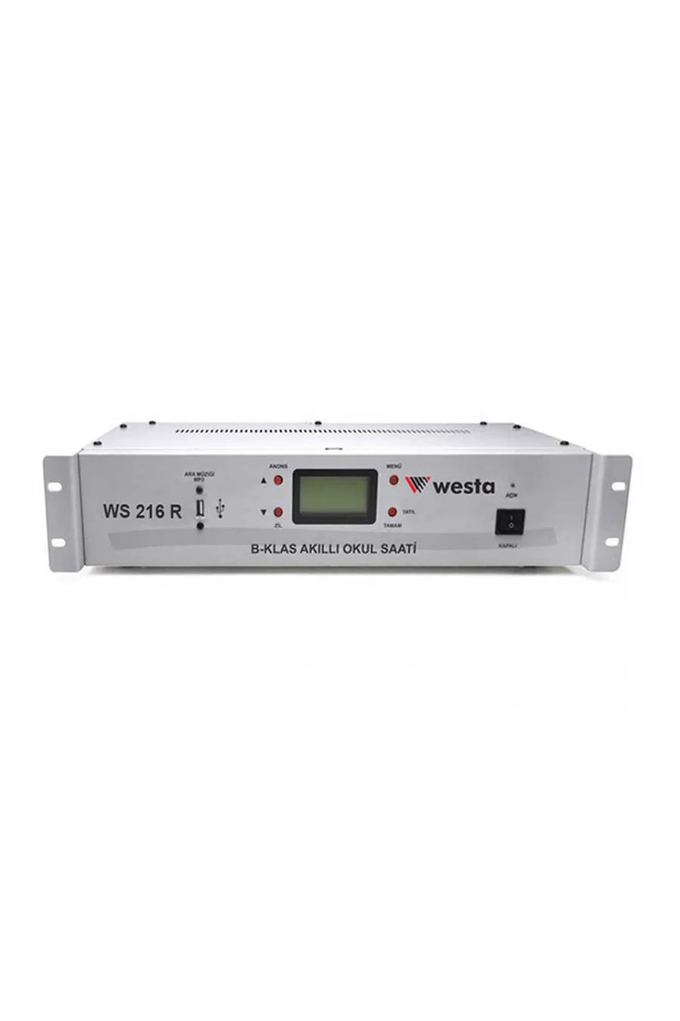 Westa WS-216 R Akıllı İstiklal Marşı Kumandalı Zil Saati