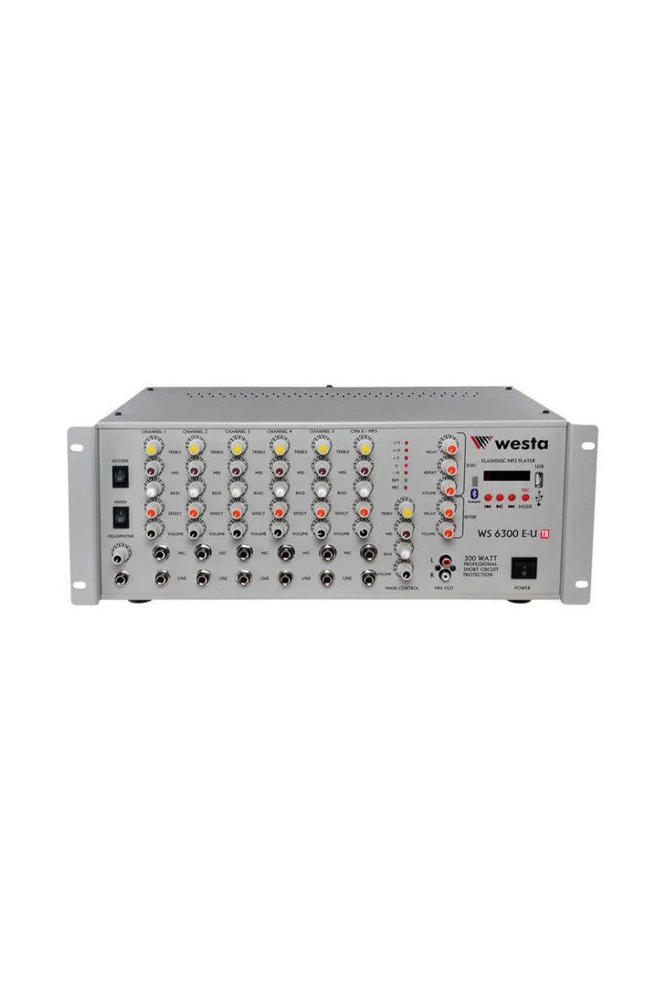 Westa WS-6300-E-U-TR 300 Watt Hat Trafolu Mikser Amfi