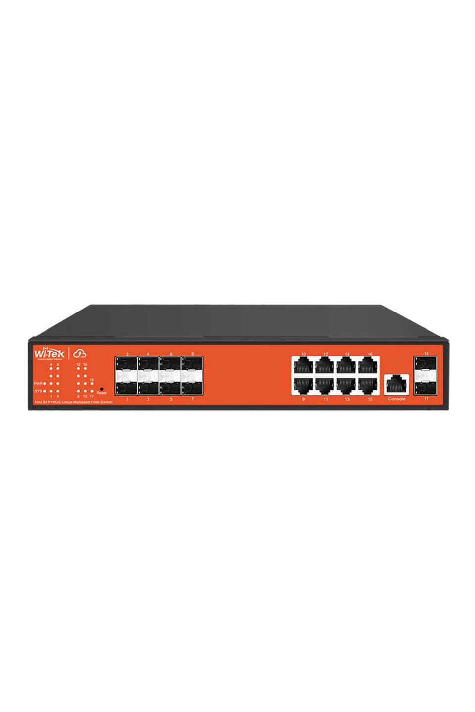 Wi-Tek WI-CGS5018 10SFP+8GE Cloud L2 Managed Switch