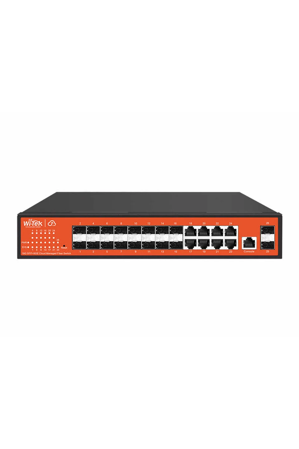 Wi-Tek WI-CGS5026 18SFP+8GE 802.3af/at Cloud L2 Managed Fiber Aggregation Switch
