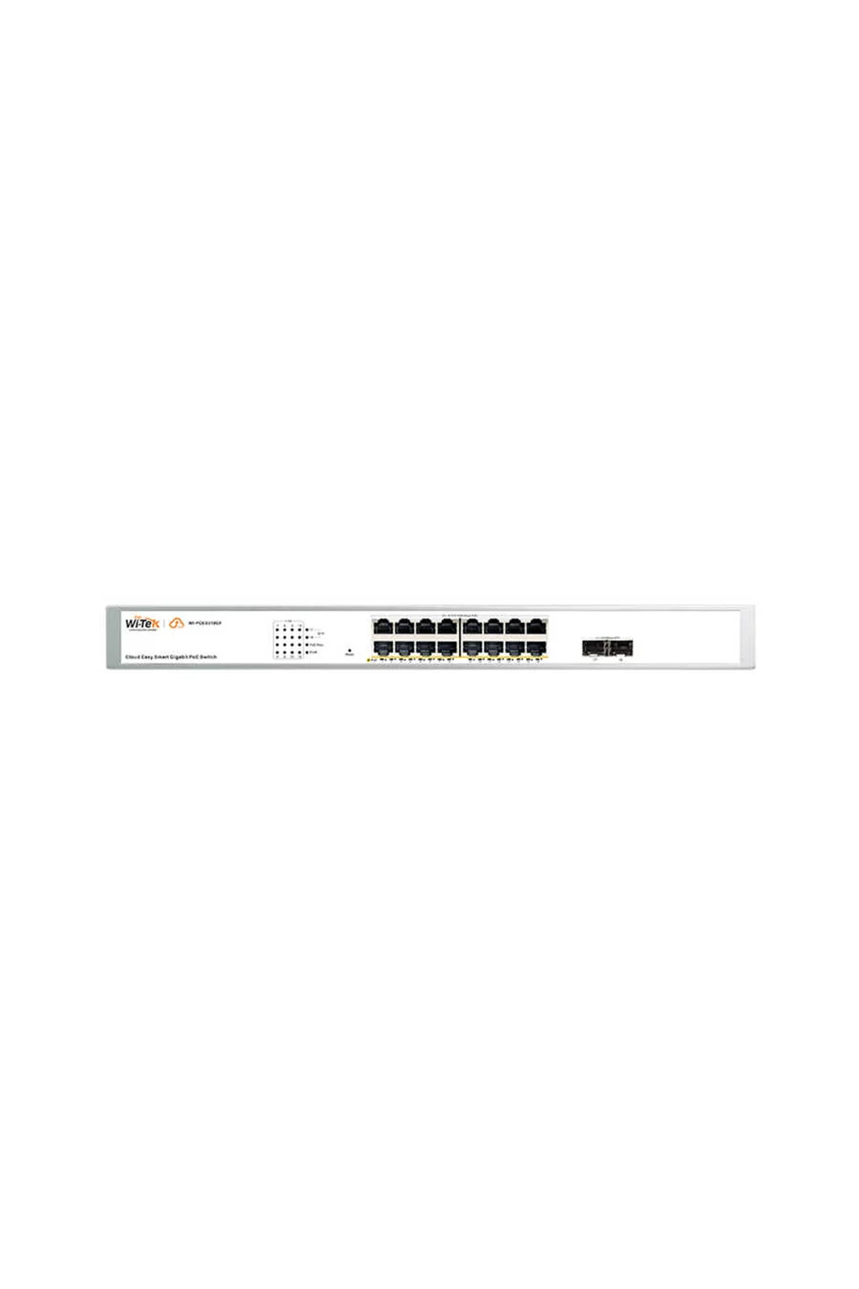 Wi-Tek WI-PCES318GF V2 16 Port GB PoE Ports 2 Port GB SFP Port Cloud Easy Smart PoE Switch
