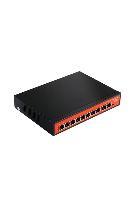 Wi-Tek WI-PS210G V2 8 Port Poe 250Mt. Mesafe Hi-Poe Switch
