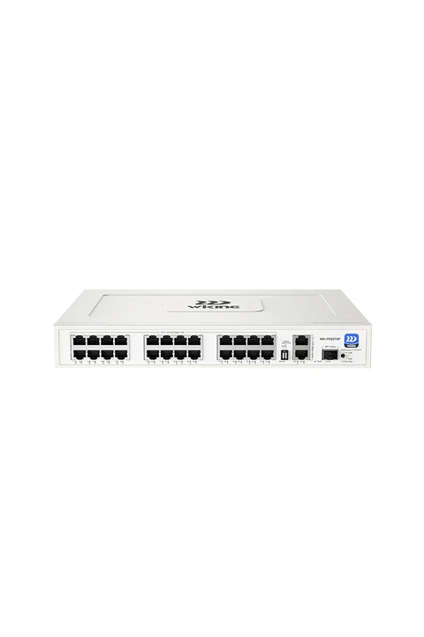 Wiking WK-PS227GF 24 Port Megabit PoE, 2 Port Gigabit Uplink, 1 SFP Port Switch