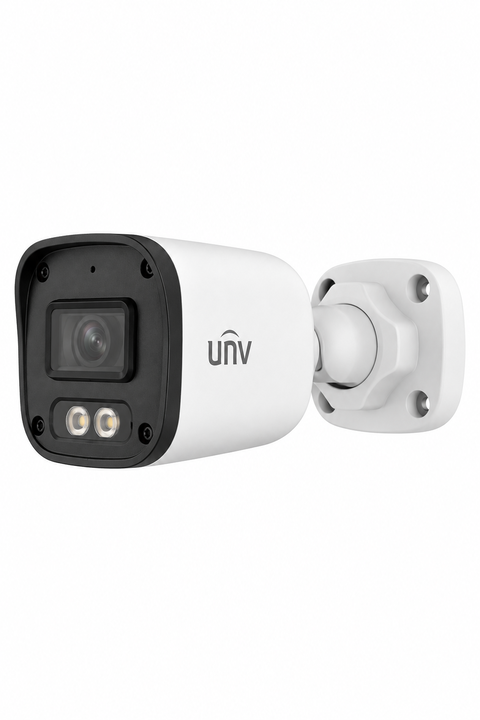 UNV IPC2124LB-AF28-DL-E 4 MP Çift Işıklı IP Bullet Kamera Sesli