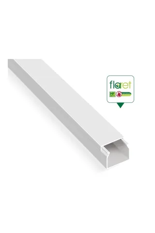 001 060 040025 20 00 Mutlusan 40X25 mm KapalÄ± Tip Beyaz Kablo KanalÄ±