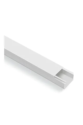 001 156 060040 20 00 Mutlusan Canalex 60X40 mm KapalÄ± Tip Beyaz Kablo KanalÄ±