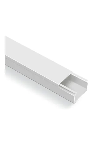 001 156 080060 20 00 Mutlusan Canalex 80X60 mm KapalÄ± Tip Beyaz Kablo KanalÄ±