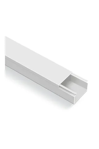 001 002 080060 20 00 Mutlusan Meks 80X60 mm KapalÄ± Tip Beyaz Kablo KanalÄ±