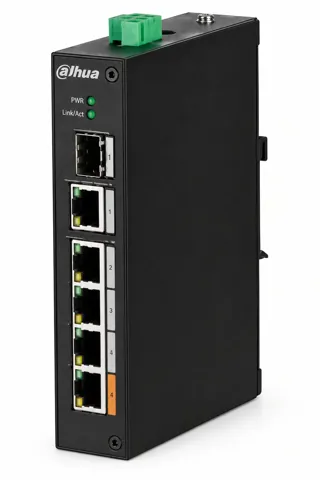 Dahua PFS3106-4ET-60-V2 Endüstriyel PoE Switch